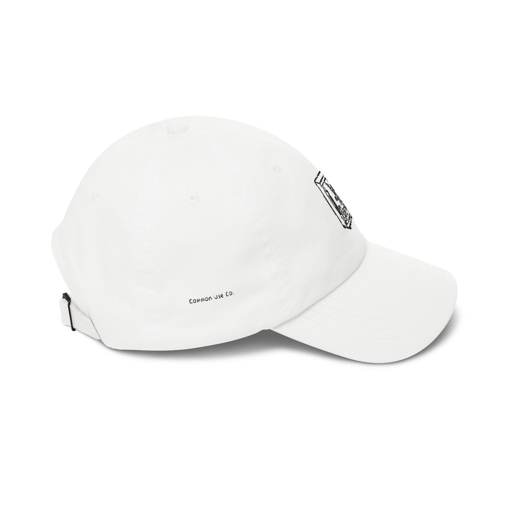 Safe Doodle Dad Hat | White